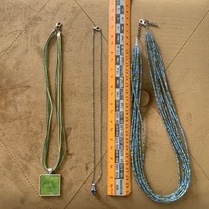 Trio of necklaces